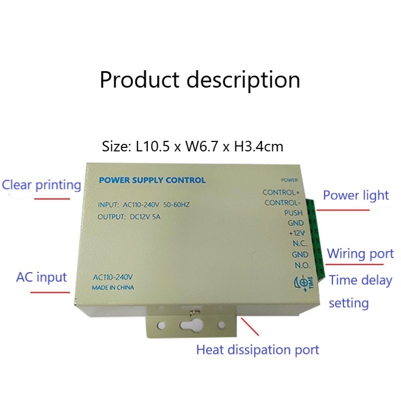 DC12V 5A 36W Power Supply Cont - Dc Power Supply 12V 评论和价格