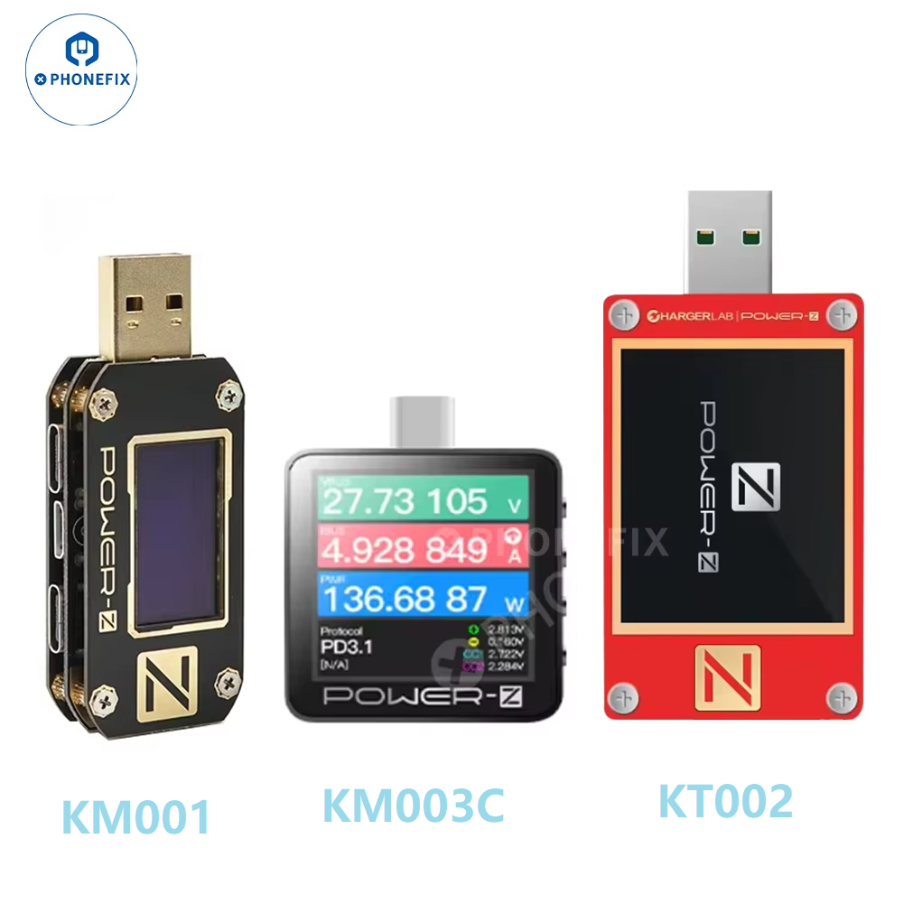 POWER-Z KM003C KT002 KM001 Typ - Power Supply Tester 评论和价格