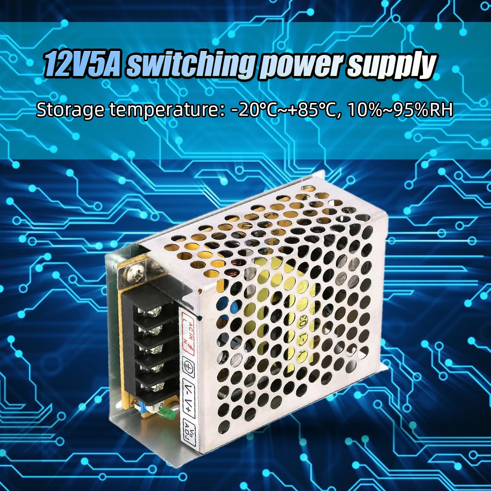 12V 5A Power Supply Adapter 60 - Smps Power Supply 评论和价格