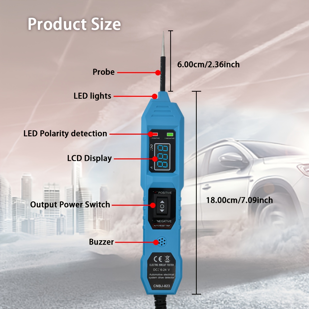 Power Circuit Probe Tester 6V- - Power Supply Tester 评论和价格