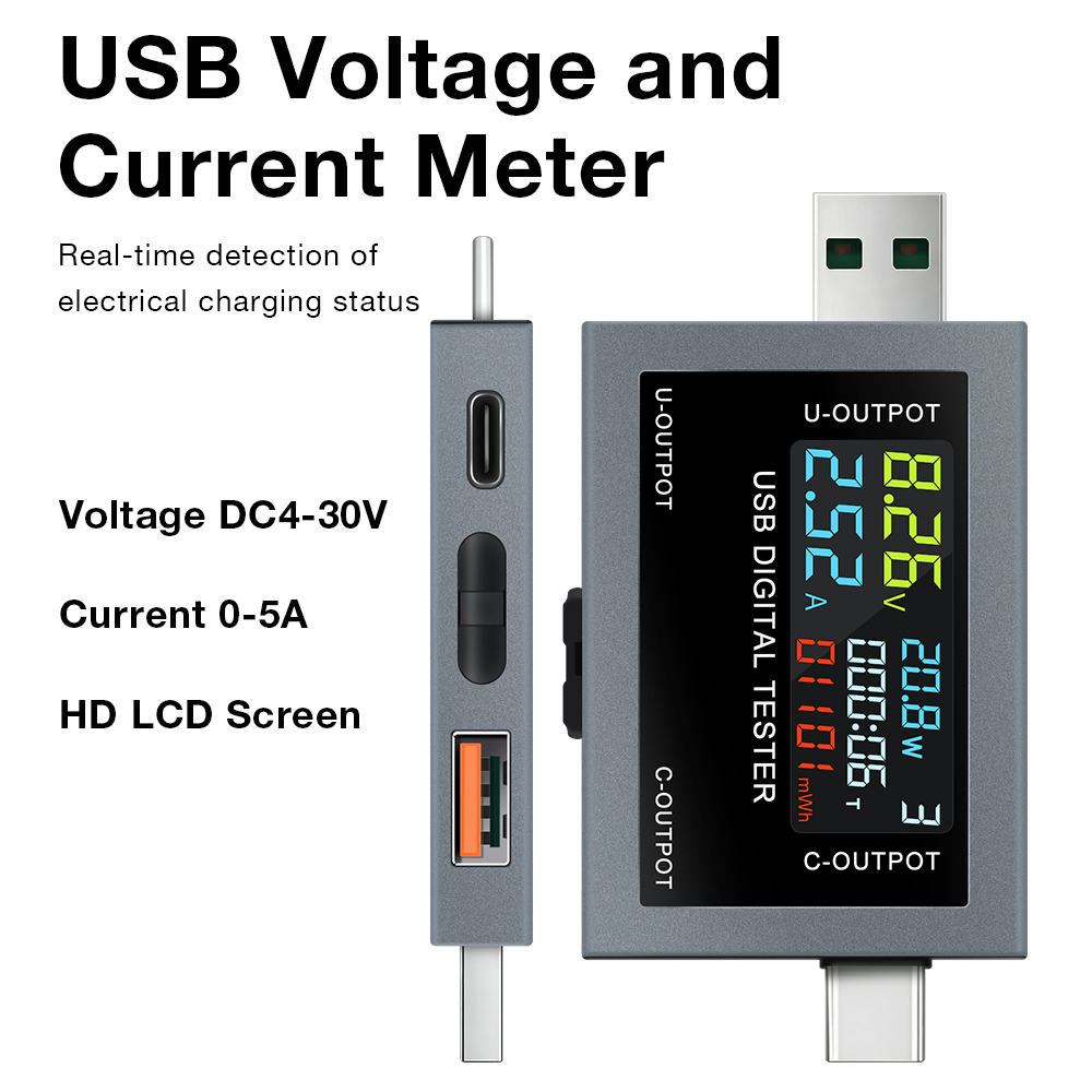 USB Type-C Charging Tester DC  - Power Supply Tester 评论和价格