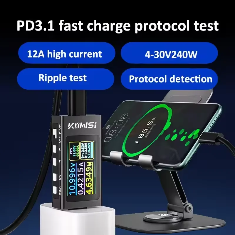 KWS-X1 Type-C Current and Volt - Power Supply Tester 评论和价格