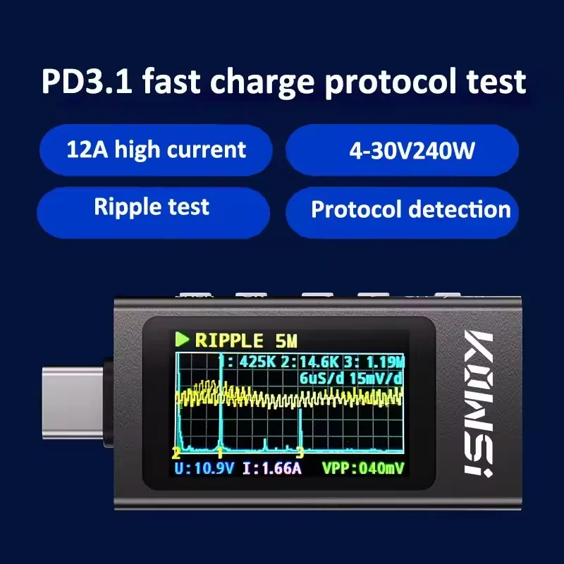 KWS-X1 Type-C Current and Volt - Power Supply Tester 评论和价格