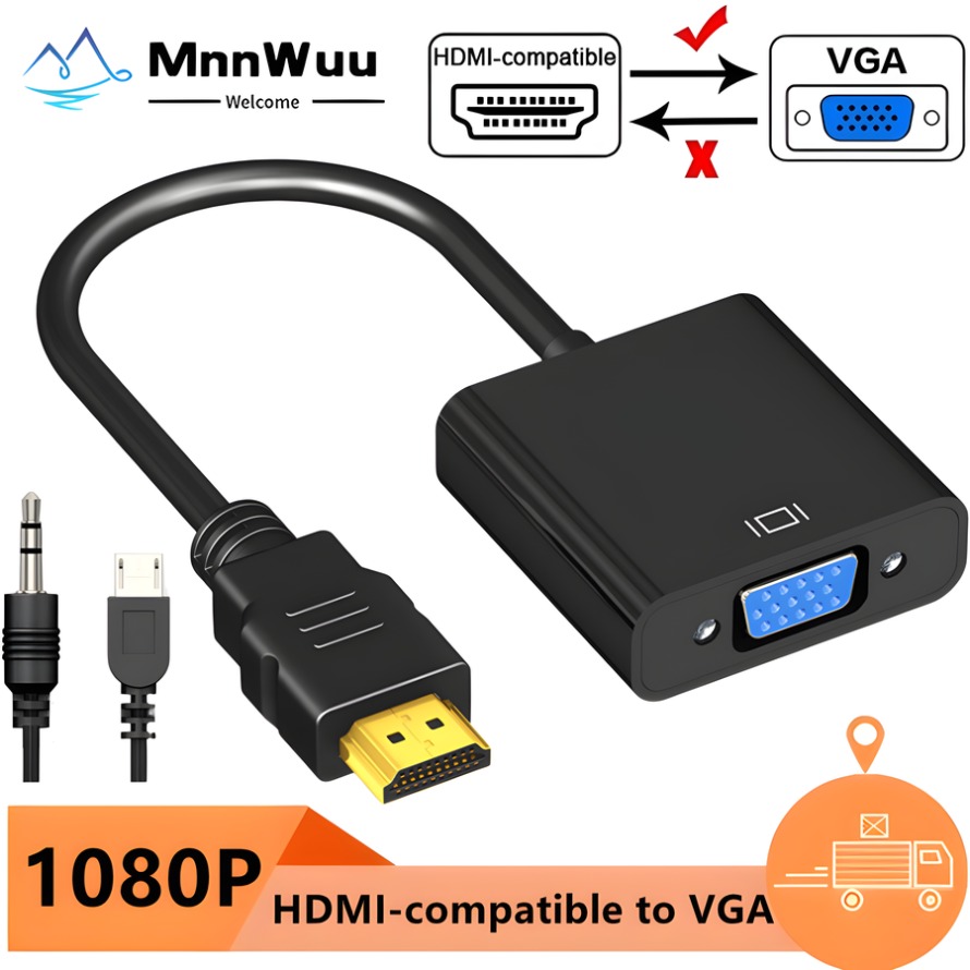 1080P HDMI-compatible to VGA A - Pc Power Supply 评论和价格