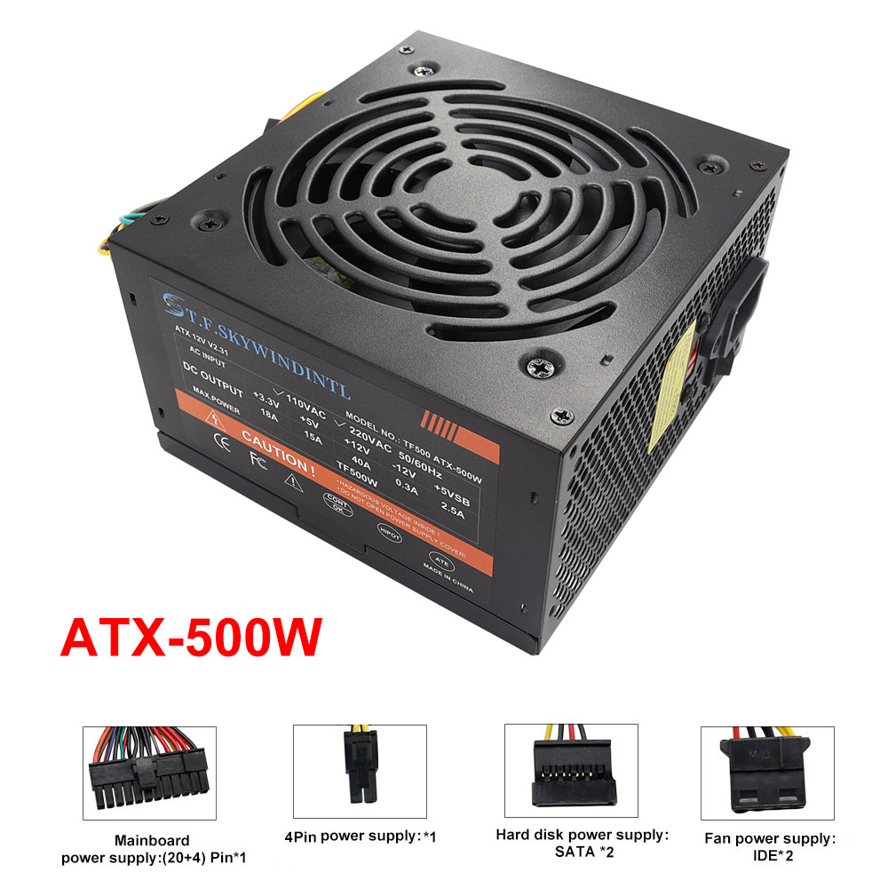Cheap 500W Black ATX Desktop G - Power Supply 650W 评论和价格