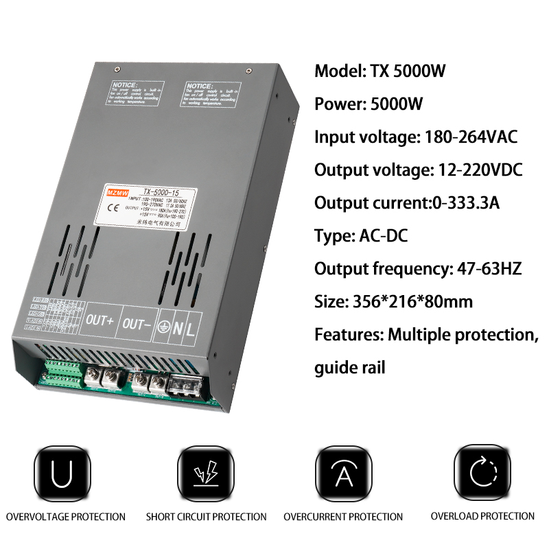 5000W 12V 24V 36V 48V 72V 80V- - Smps Power Supply 评论和价格