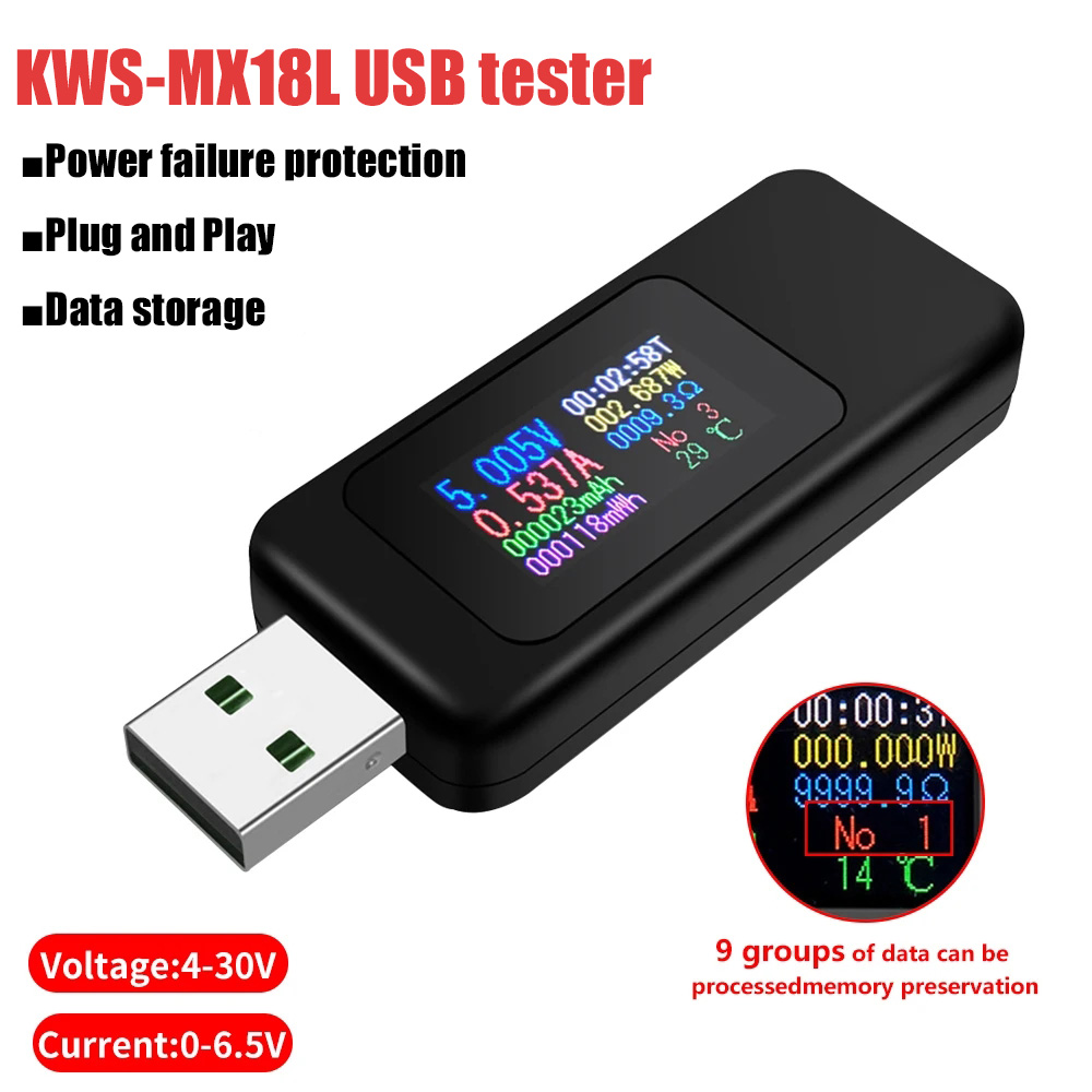 10 in 1 USB Tester DC Digital  - Power Supply Tester 评论和价格
