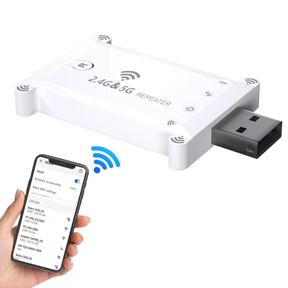 WiFi FIY 2.4g/5g Usb Wifi Repe - Server Power Supply 评论和价格