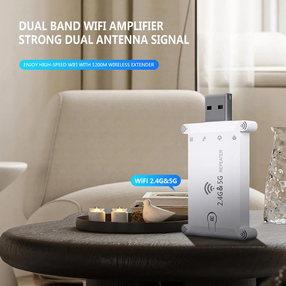 WiFi FIY 2.4g/5g Usb Wifi Repe - Server Power Supply 评论和价格